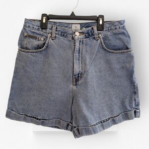 Vintage Calvin Klein Jeans Denim Shorts Cuffed Bermuda Jean Shorts Cotton 13 /14